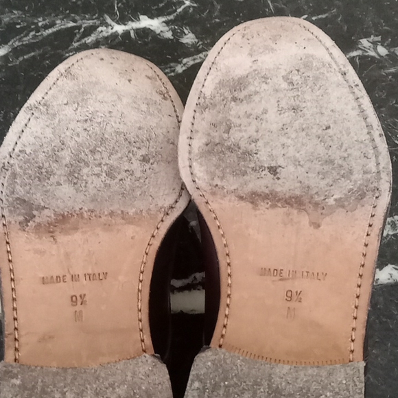Saks fifth avenue made in Italy espresso calf skin very soft dress shoes - Picture 6 of 6